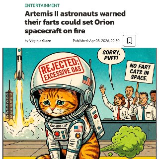 Астронавты NASA: пук в космосе может привести к пожару