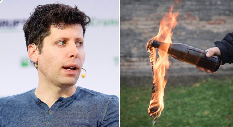 Арестован мужчина, бросивший бутылку с зажигательной смесью в дом главы OpenAI