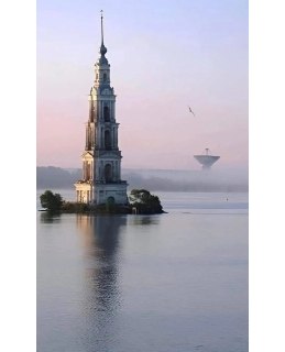 Синтез храма и телескопа в Калязине как символ единства России