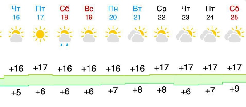Жара до +17 градусов придёт в Питер уже на следующей неделе