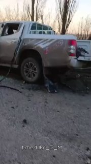 Уничтожение бандеромобиля ударом FPV-дрона на Константиновском направлении