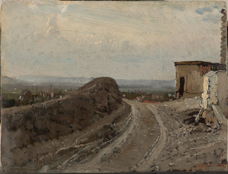 История картины Репина «Дорога на Монмартр в Париже»