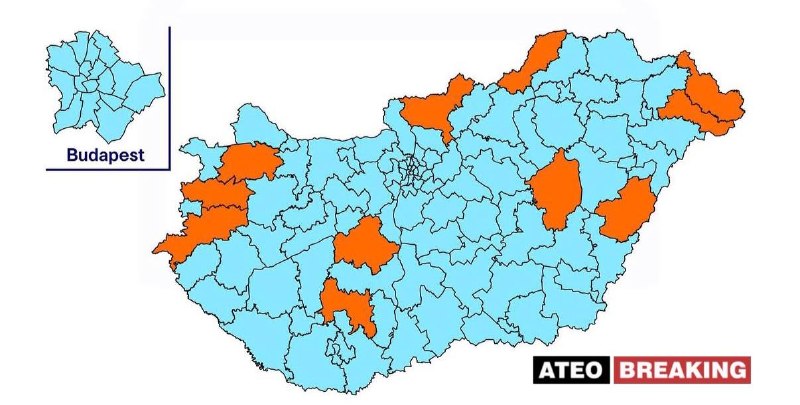 Партия Орбана проигрывает абсолютное большинство округов на выборах