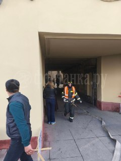 Пожар на чердаке дома на Невском проспекте