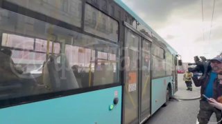 Движение автобусов на Невском проспекте частично восстановлено