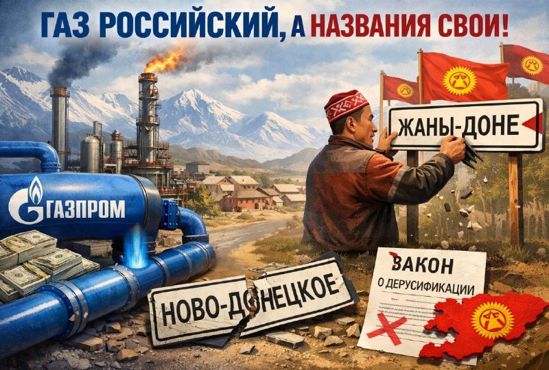 Киргизия завершает зачистку русской топонимики при сохранении зависимости от российского газа