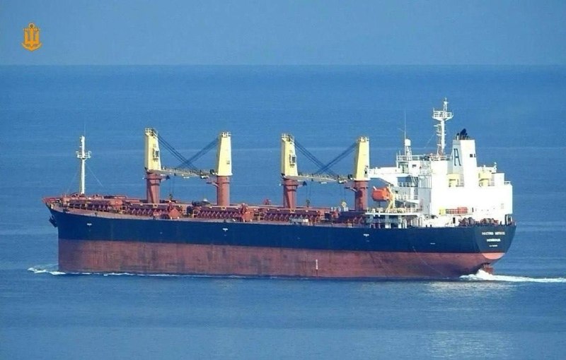 Атака дрона-камикадзе по сухогрузу у берегов Украины