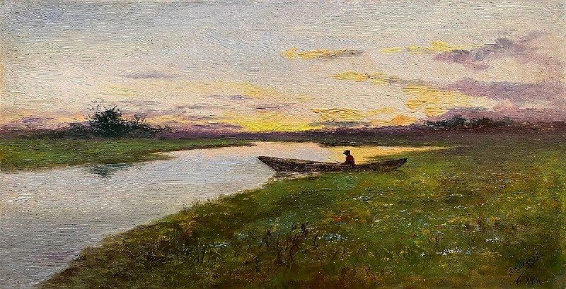 Описание картины Николая Сергеева «На рассвете»