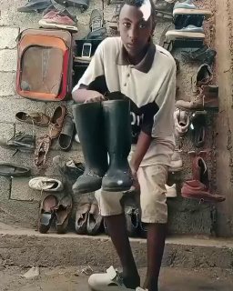 В соцсетях завирусился парень из Эфиопии, создающий модные образы из подручных средств