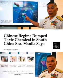 Китайские суда сбросили цианид в воды Филиппин