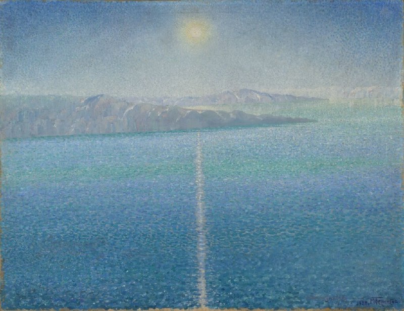 Особенности северного освещения в пейзаже Митрофана Берингова «В стране полуночного солнца»