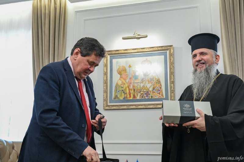 Глава ПЦУ на Украине встретился с послом Британии