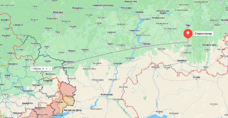 Над промзоной Стерлитамака сбиты БПЛА