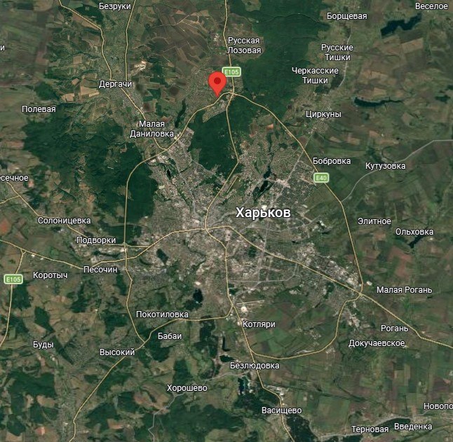 Удар по гостинице в Харьковской области