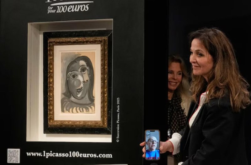 Житель Парижа выиграл картину Пикассо стоимостью миллион евро