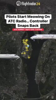 В соцсетях завирусился ролик с шутливыми переговорами лётчиков