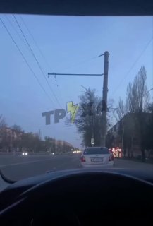 Пролет ракеты «Калибр» над Кривым Рогом