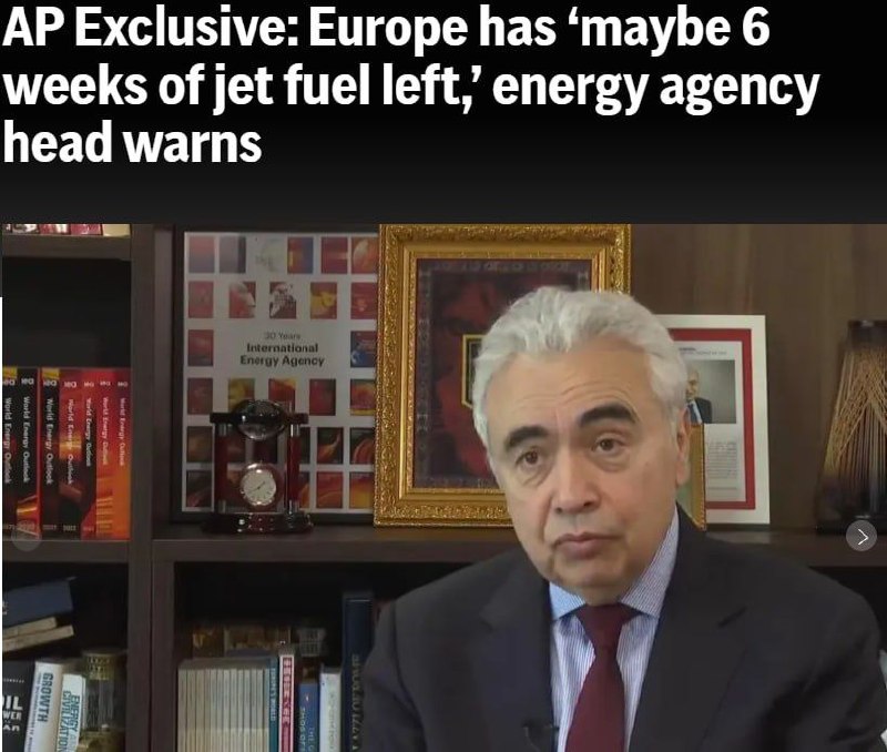 В Европе осталось авиатоплива на шесть недель из-за угрозы закрытия Ормузского пролива