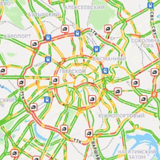 В Москве ожидаются 7-балльные пробки