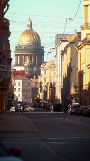 В Санкт-Петербурге несколько недель стоит хорошая погода