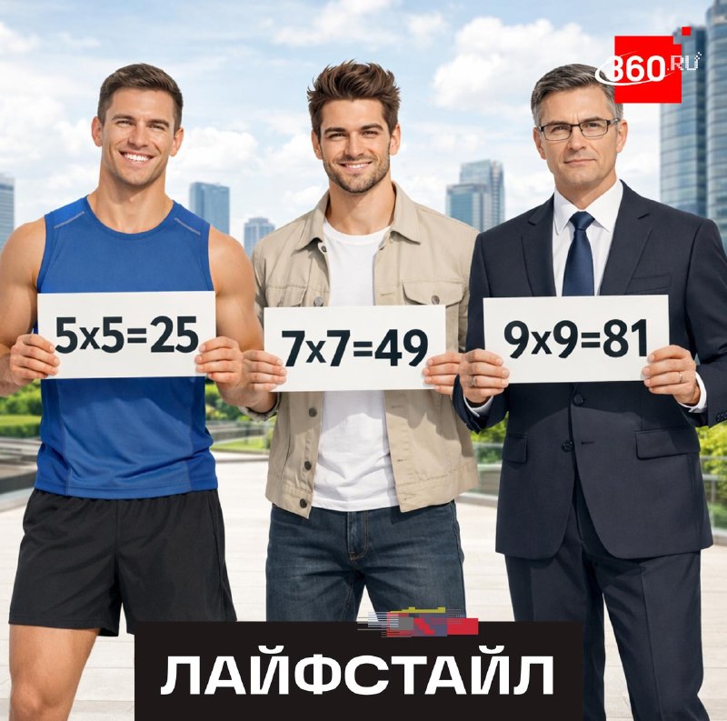 Тренд: оценка мужчин через таблицу умножения