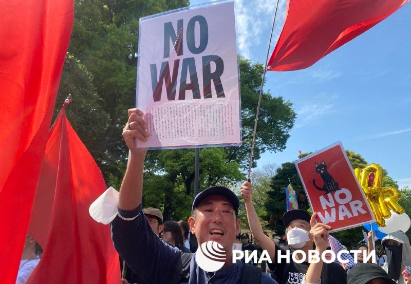 36 тысяч человек вышли на митинг против милитаризации Японии в Токио
