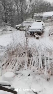 Апрельский снегопад на севере Приморья