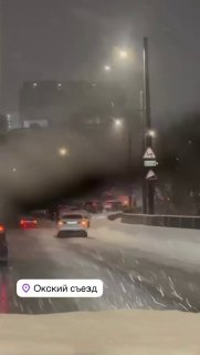 Апрельский снег накрыл Нижний Новгород