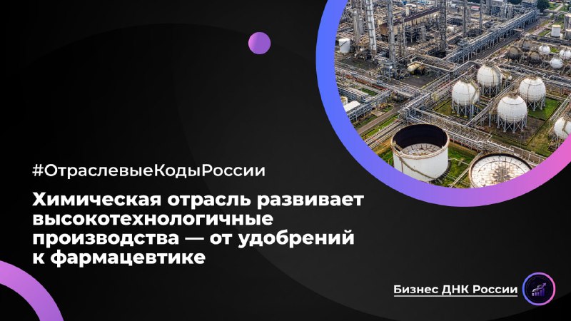 Химическая отрасль РФ переходит на высокотехнологичные производства