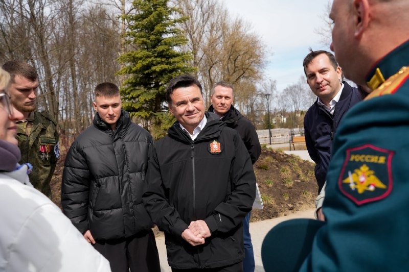 В Щелково продолжается масштабное благоустройство Центрального парка и прилегающих территорий