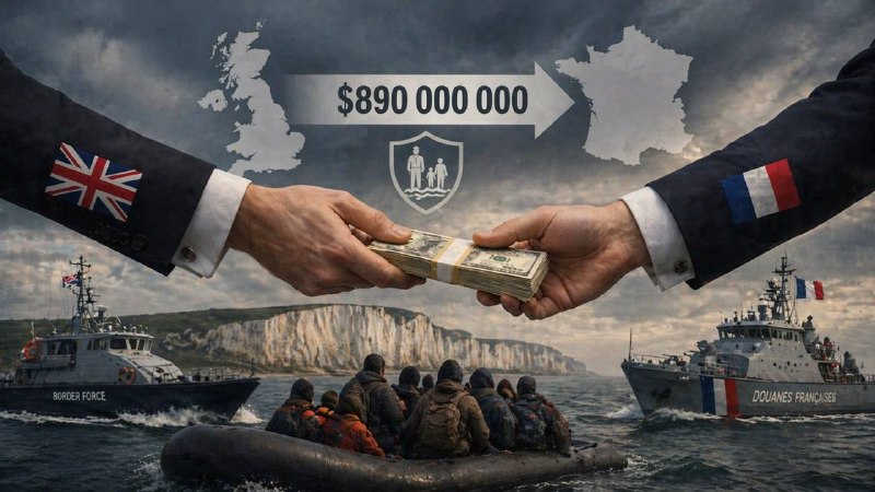 Британия выделит Франции 890 млн фунтов на борьбу с миграцией через Ла-Манш