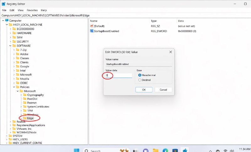 Как освободить оперативную память в Windows 11 от фоновых процессов Edge