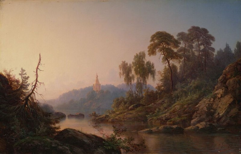 Картина Павла Джогина «На Валааме» (1865)