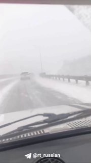 Массовые ДТП и нулевая видимость из-за метели в Мурманской области