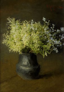 Картина Исаака Левитана «Лесные фиалки и незабудки» (1889)