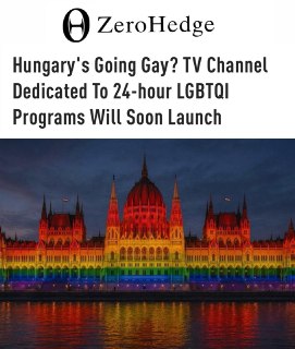 В Венгрии готовят запуск телеканала с ЛГБТ-программами