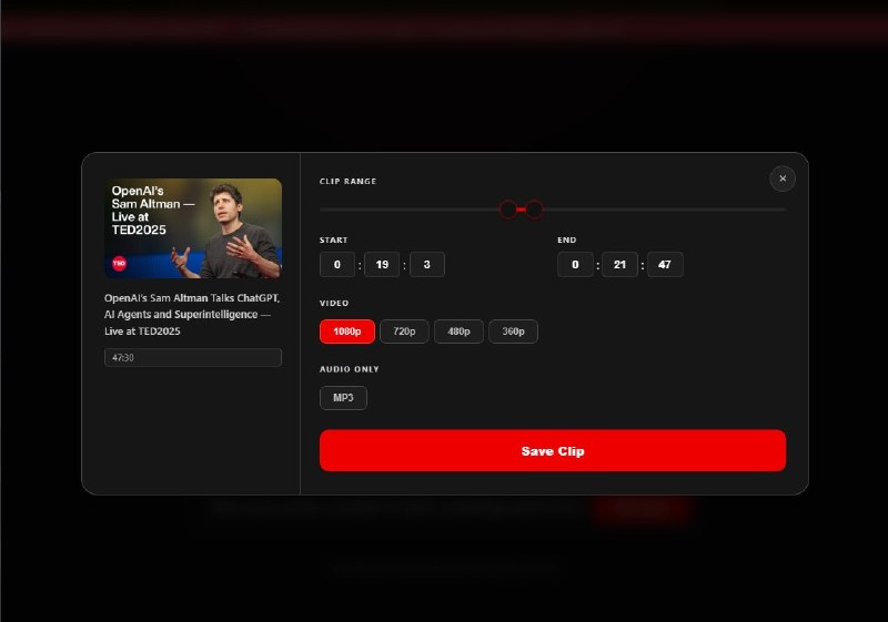 Айтишник создал сервис для скачивания фрагментов видео с YouTube