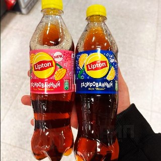 Lipton выпустил газированный чай в России