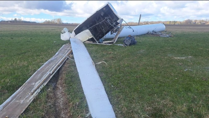 В Латвии преступники разобрали на металл упавшую ветряную турбину