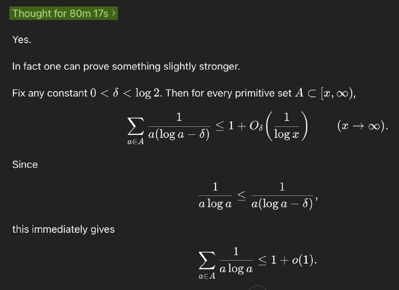 23-летний парень решил математическую задачу Эрдёша с помощью ChatGPT