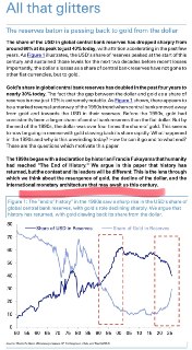 Deutsche Bank прогнозирует смену международной валютной архитектуры и возрождение золота