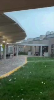 В США выпал крупный град размером с бейсбольный мяч