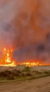 Пожар на артиллерийском полигоне в Нидерландах