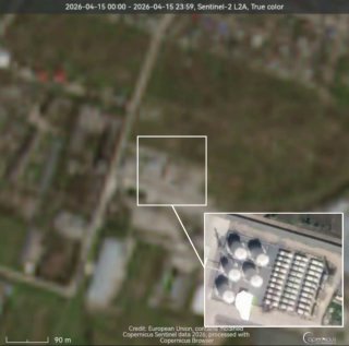 Последствия прилётов «Гераней» по нефтебазам