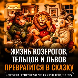Прогноз астрологов для Тельцов, Львов и Козерогов на ближайшие месяцы