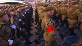 В Москве прошла первая репетиция Парада Победы