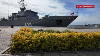 В состав ВМФ вошел новейший корабль противоминной обороны «Полярный»