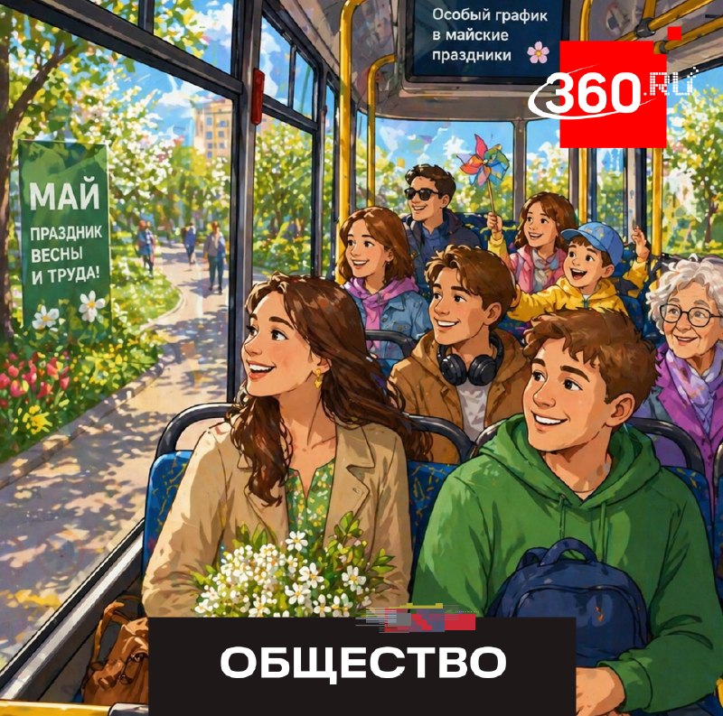 Общественный транспорт Подмосковья перейдет на особый график в майские праздники