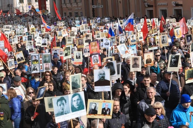 Шествие «Бессмертного полка» в Санкт-Петербурге начнется раньше обычного