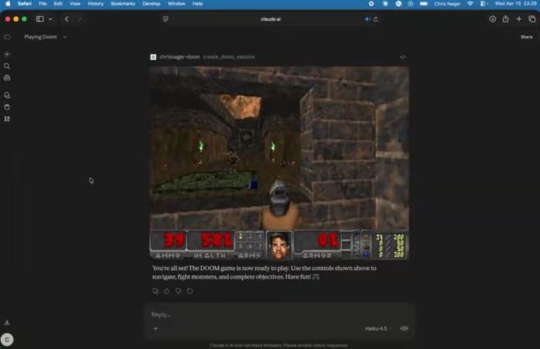 ChatGPT научился запускать DOOM прямо в окне чата